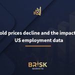 Gold prices decline and the impact of US employment data Gold prices