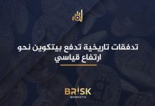 تدفقات تاريخية تدفع بيتكوين نحو ارتفاع قياسي بيتكوين
