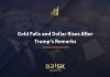 Gold Falls and Dollar Rises After Trump’s Remarks Gold